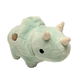 Bellzi Seri The Triceratops Stuffed Animal Plush Toy Doll Blue Dinosaur 12”